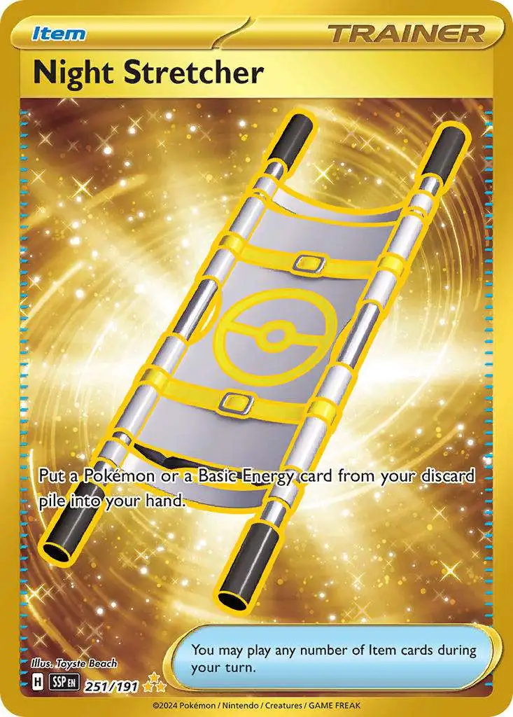 Pokemon Trading Card Game Surging Sparks Hyper Rare Night Stretcher #251