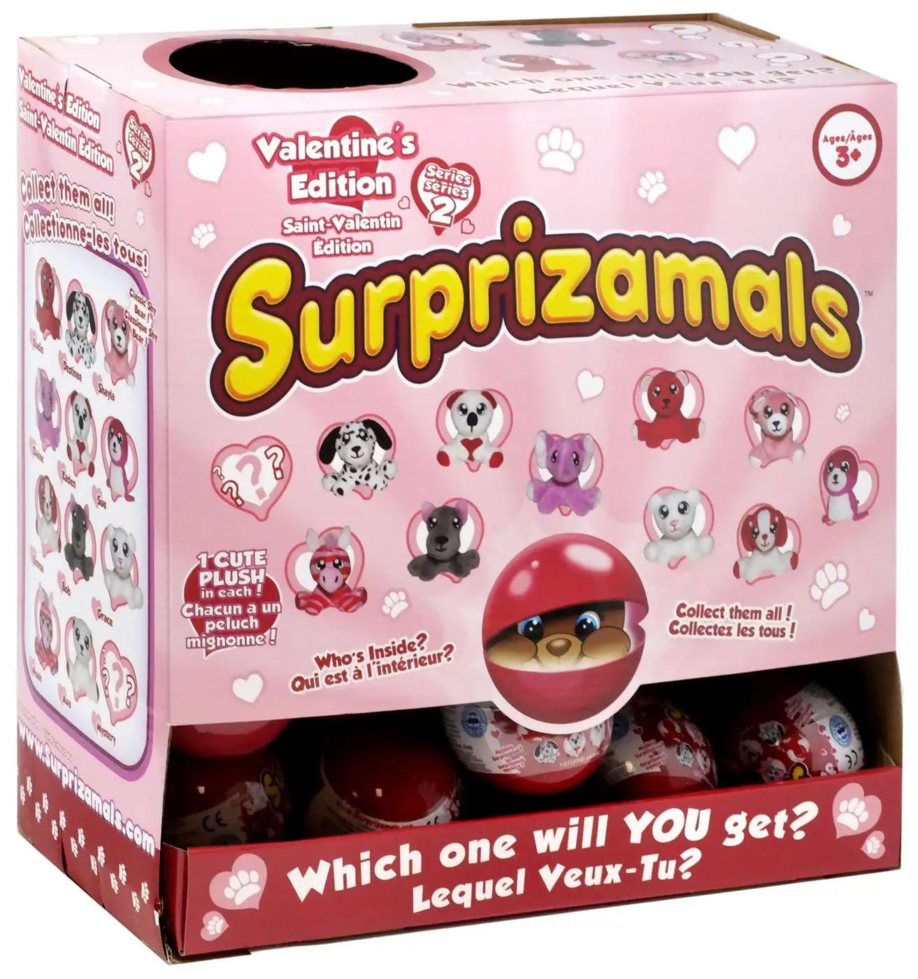 NEW Surprizamals Holiday Edition Series 2 Lily Pink Candycane Mini Plush Xmas 