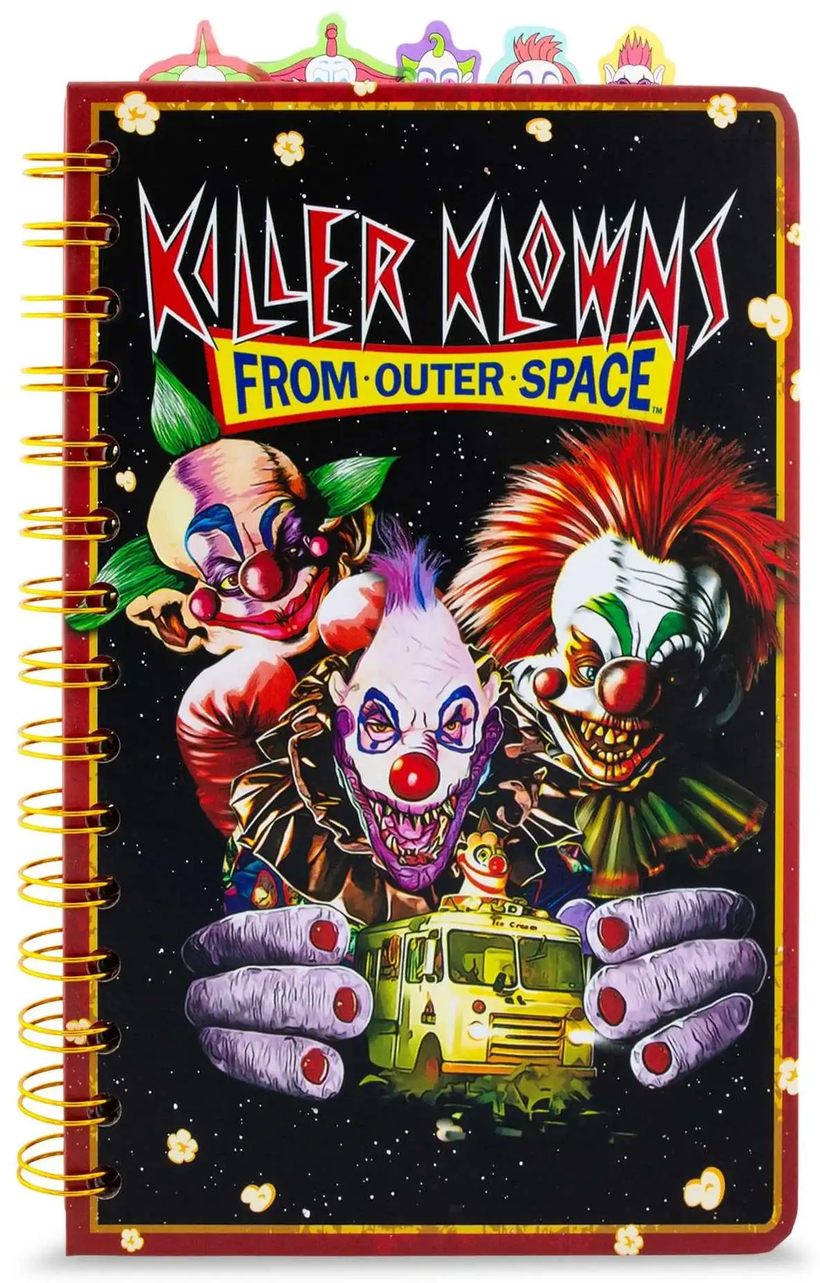 Killer Klowns From Outer Space Spiral Notebook [75 Sheets]