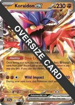 Koraidon Ex Oversized Card 