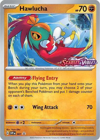 Pokemon Scarlet & Violet Hawlucha Loose Deck SVP007