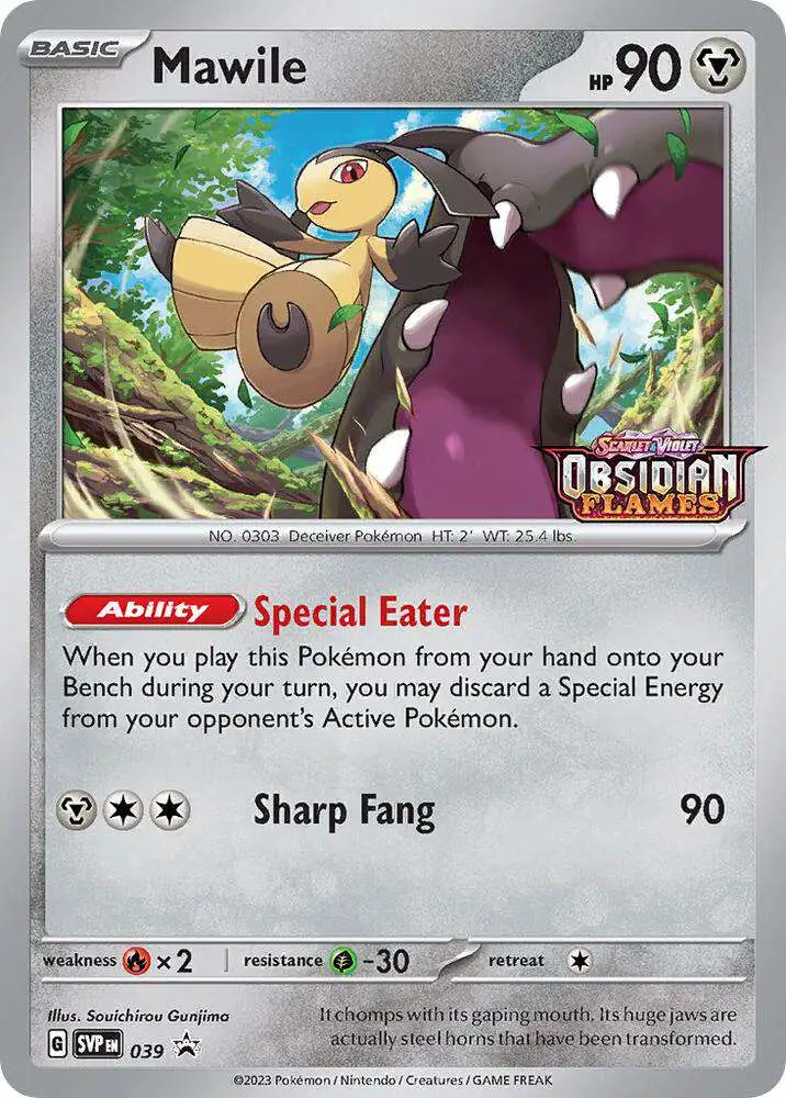 Pokemon Obsidian Flames Mawile SVP039 [Prerelease]
