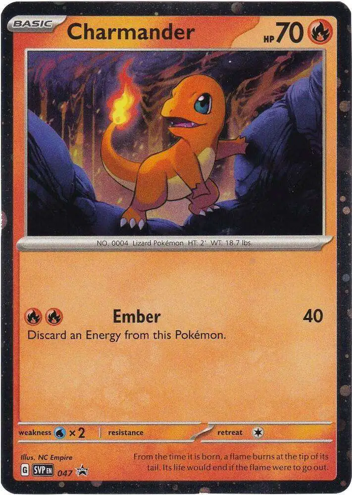 Pokemon Scarlet & Violet Promo Charmander SVP047
