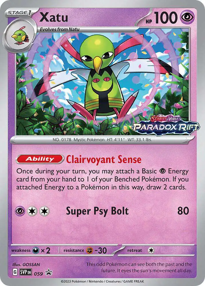 Pokemon Scarlet & Violet Promo Xatu SVP059