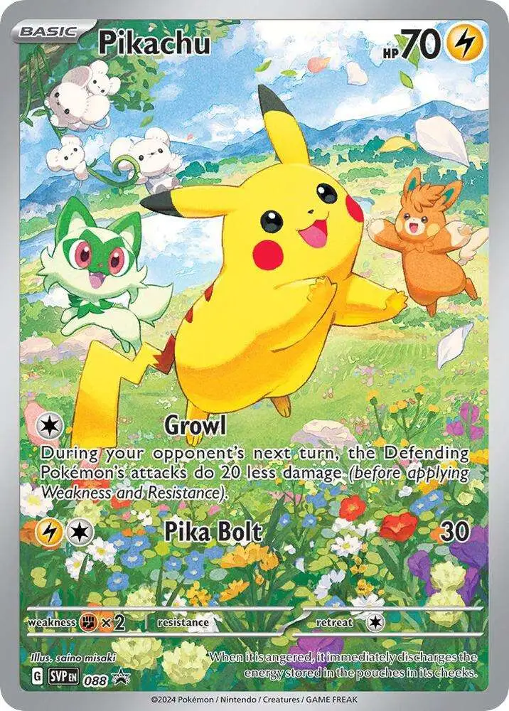 Pokemon Scarlet & Violet Base Set Promo Holo Pikachu SVP088