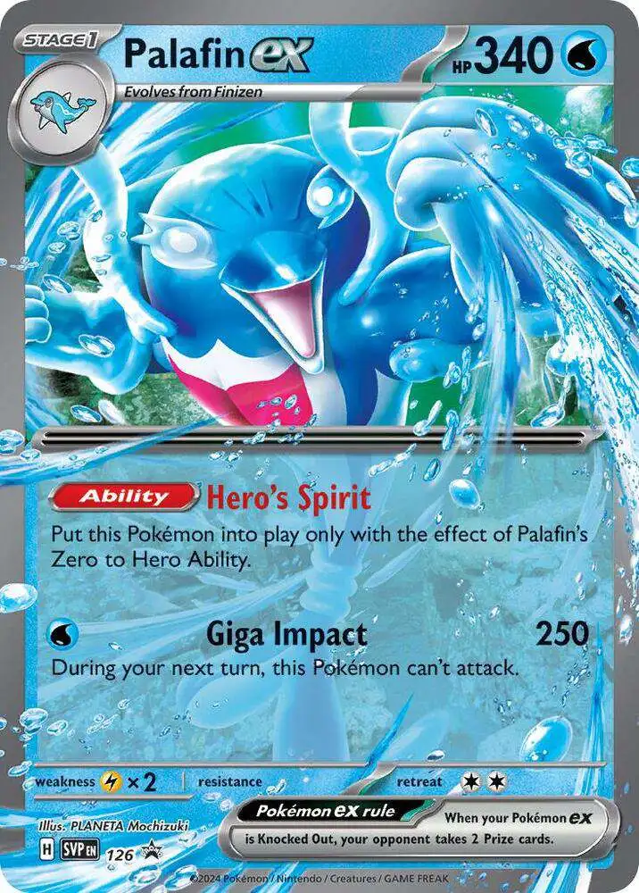 Nintendo Pokemon Trading Card Game Scarlet & Violet Promo Palafin ex SVP126 [Holo]