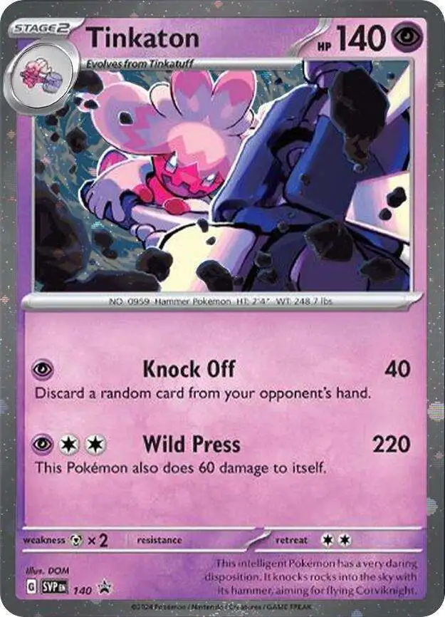 Pokemon Scarlet & Violet Promo Tinkaton SVP140