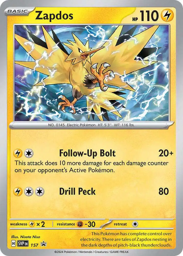 Pokemon Scarlet & Violet Promo Zapdos SVP157