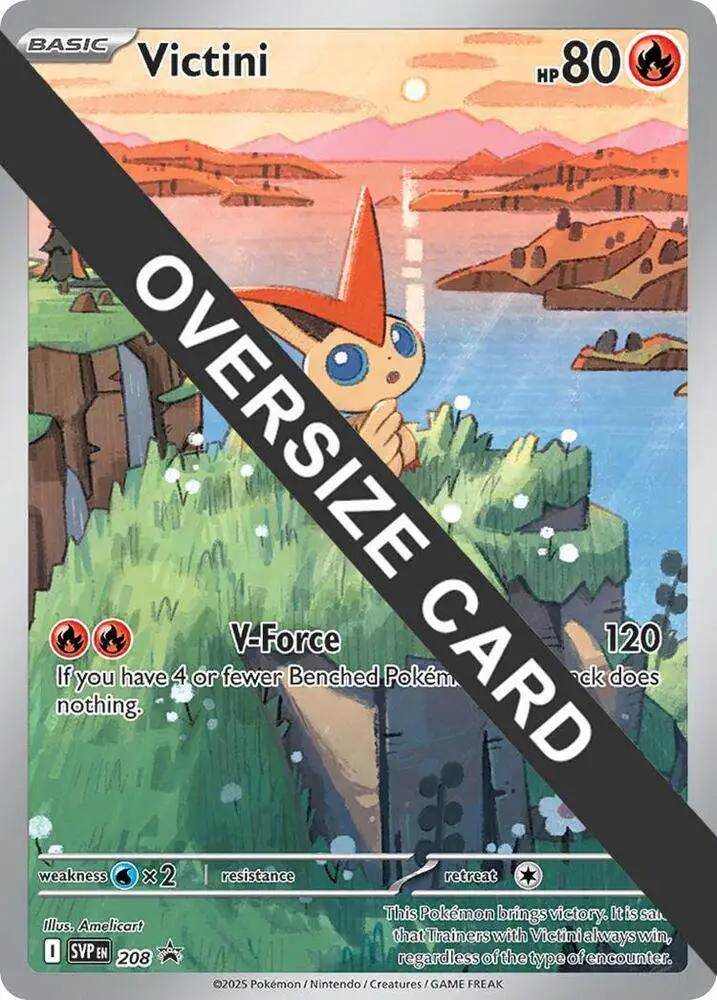 Pokemon Scarlet & Violet Promo Victini SVP208 [Oversized]