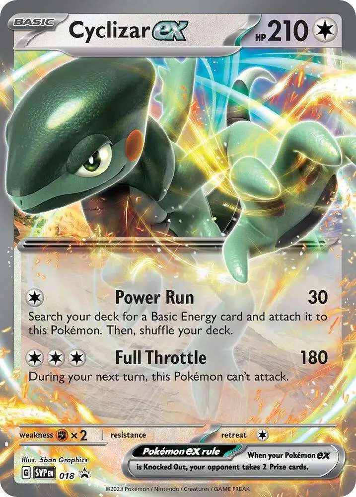 Pokemon Scarlet Violet Single Card Promo Cyclizar ex SVP018 - ToyWiz
