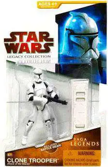 Star Wars Attack of the Clones 2009 Legacy Collection Saga Legends Clone Trooper Action Figure #4 [Attack of the Clones]