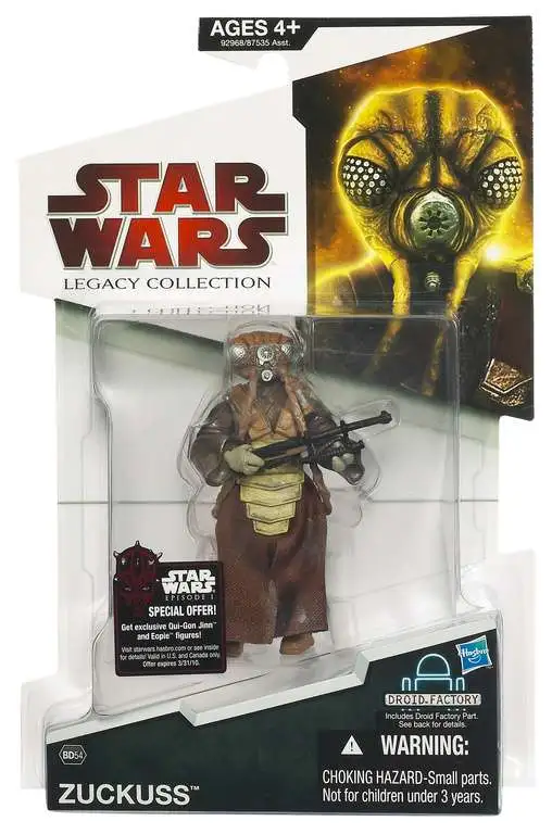 Star Wars The Empire Strikes Back 2009 Legacy Collection Droid Factory Zuckuss Action Figure BD52