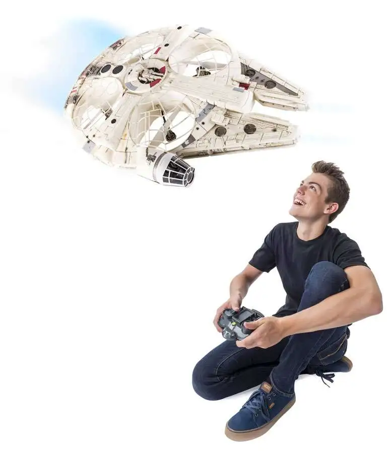 Bothersome tape Melodramatic Star Wars Air Hogs Millennium Falcon XL Remote Control Spin Master - ToyWiz