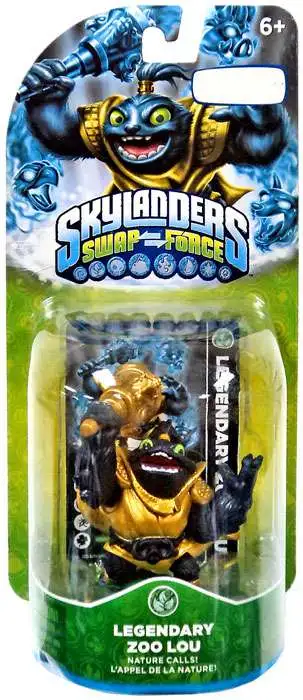 Skylanders Swap Force Zoo Lou Exclusive Figure Pack [Legendary, Loose]