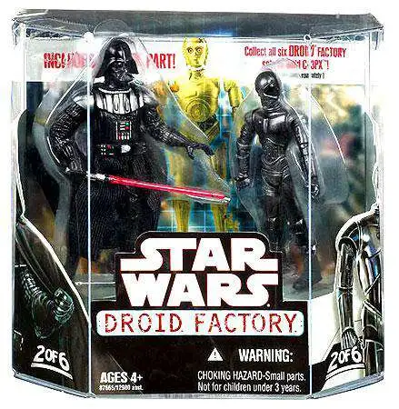 Star Wars The Empire Strikes Back 2008 Droid Factory Darth Vader & K-3PX Exclusive Action Figure 2-Pack