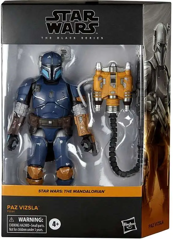 Star Wars The Mandalorian Black Series Paz Vizsla Deluxe Action Figure [Damaged Package]