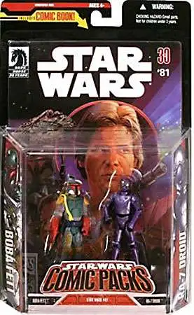 Star Wars Expanded Universe Comic Packs 2007 Boba Fett & RA-7 Droid Exclusive Action Figure 2-Pack