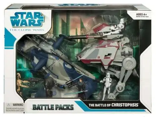 Star Wars Clone Wars Battle Packs 2008 Battle of Christophsis Exclusive Action Figure Set