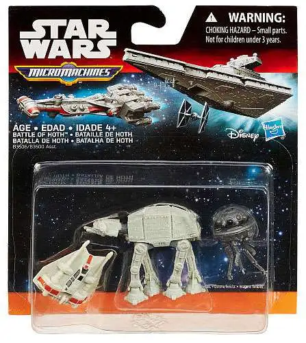 STAR WARS Battle of Hoth Micro Machines 3 pack 2015 
