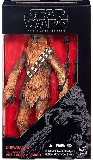 HASBRO STAR WARS BLACK SERIES 6" INCH CHEWBACCA ACTION FIGURE EXCLUSIVE 
