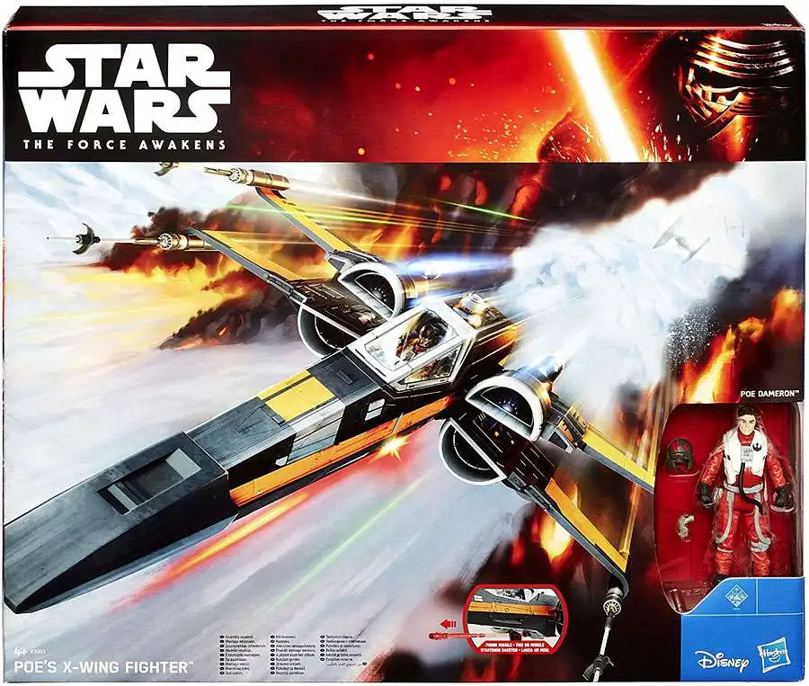 Star Wars The Force Awakens Poe Dameron's X-Wing 3.75-Inch Vehicle