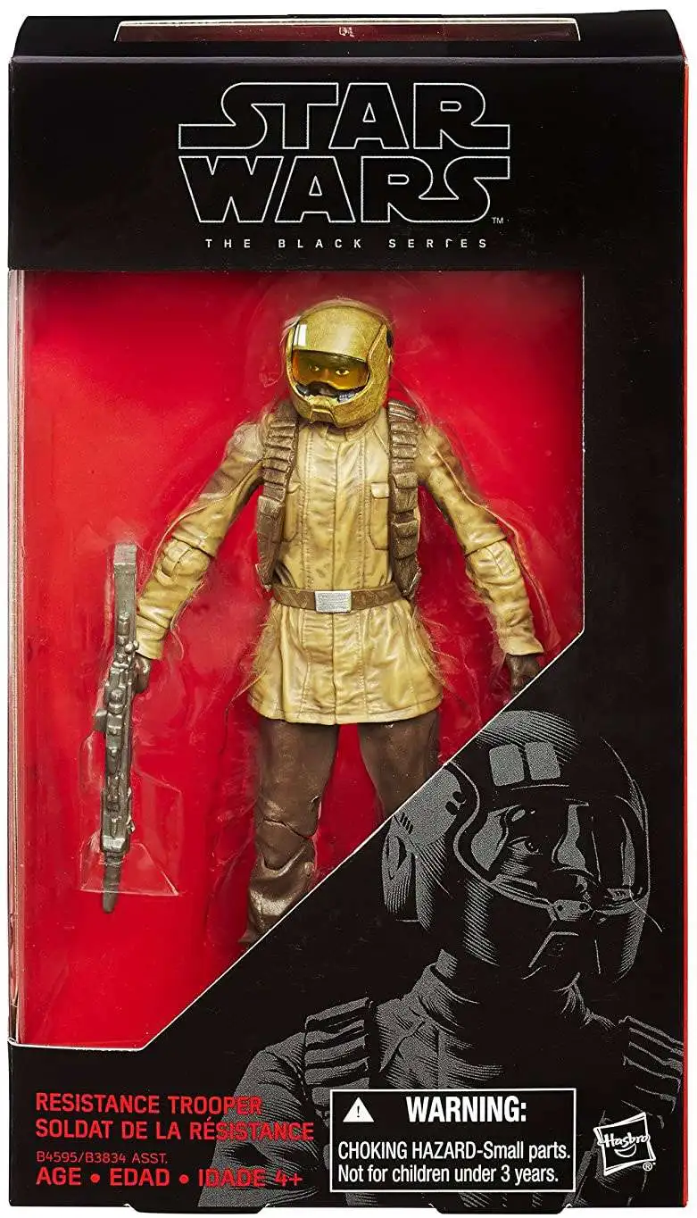 Star Wars The Force Awakens Black Series Resistance Trooper Action Figure