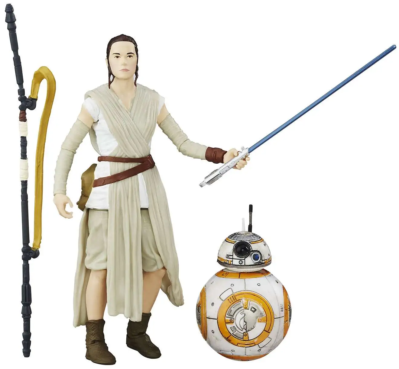 Hasbro Star Wars The Black Series 6-Inch Rey Jakku and BB-8 Action Figure for sale online 