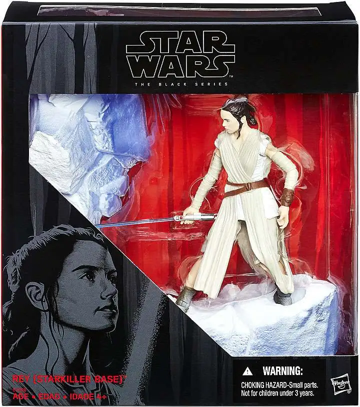 Star Wars The Force Awakens - Action Figure Rey Missione Neve (Base Starkiller) Con 3 Accessori, Gioco Da Collezione