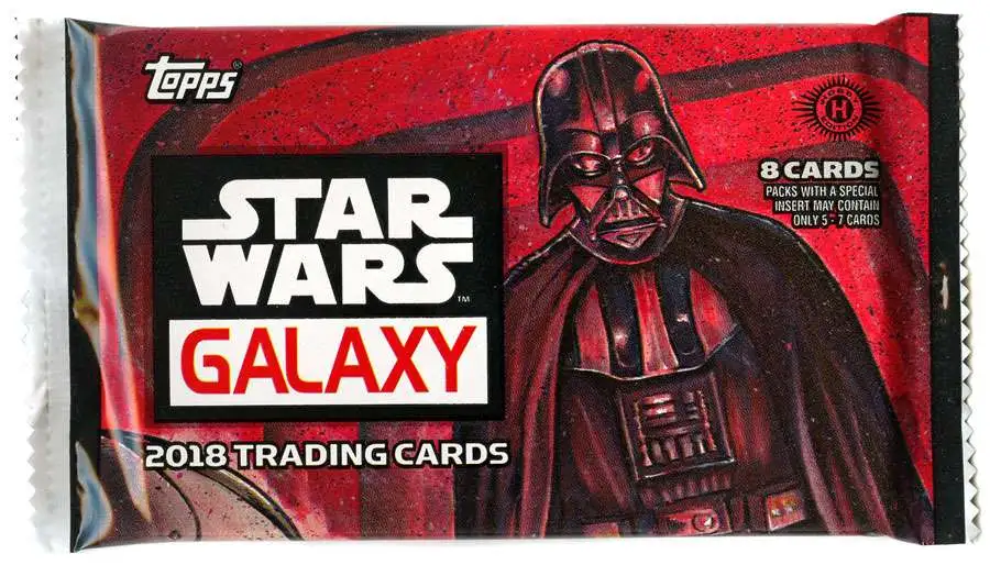 Star Wars Topps 2018 Galaxy Trading Card RETAIL Box 24 Packs ToyWiz