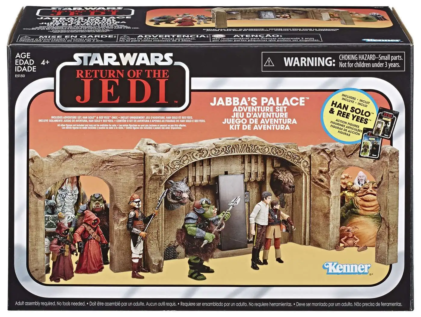 HASBRO STAR WARS VINTAGE COLLECTION JABBA'S PALACE HAN SOLO ADVENTURE PLAYSET 