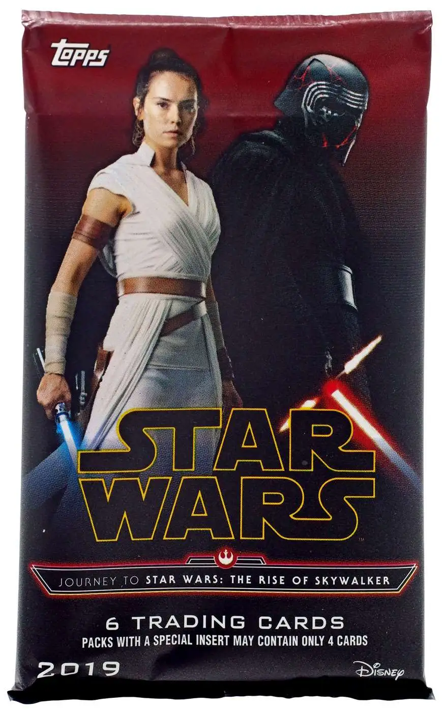 Likken landinwaarts helper Star Wars Topps Journey to Star Wars The Rise of Skywalker Trading Card  RETAIL Pack 6 Cards - ToyWiz
