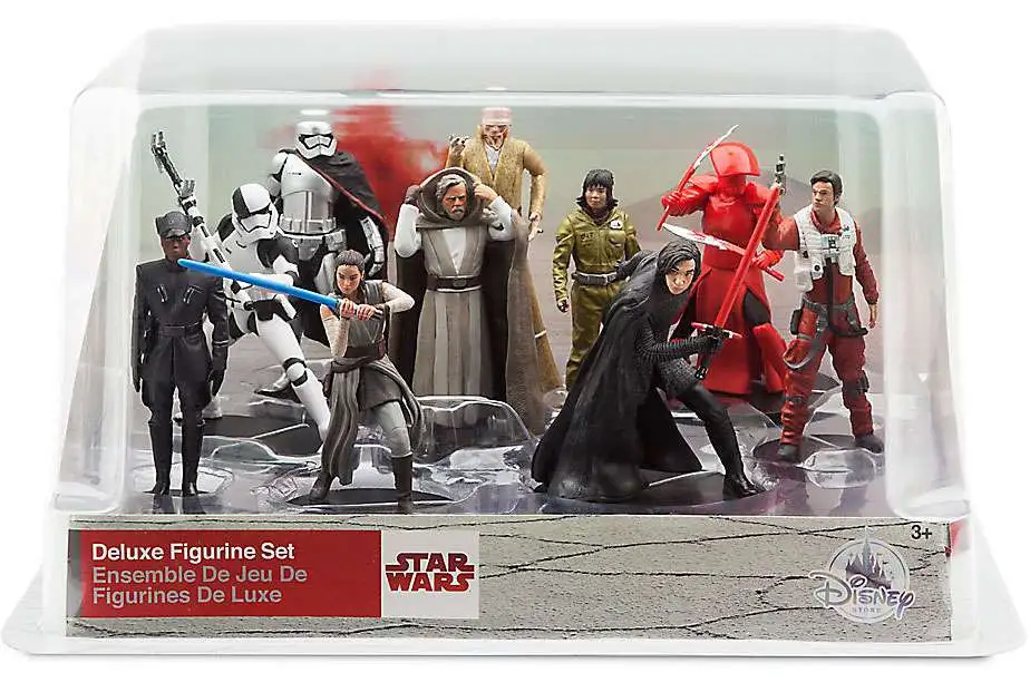DISNEY PARKS 10 Piece Star Wars Deluxe Figurine Rogue one Play set cake topper 