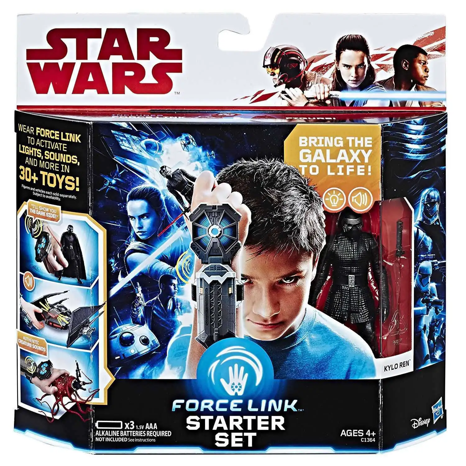 STAR WARS THE FORCE AWAKENS COLLECTION FORCE LINK STARTER MIT KYLO REN HASBRO 