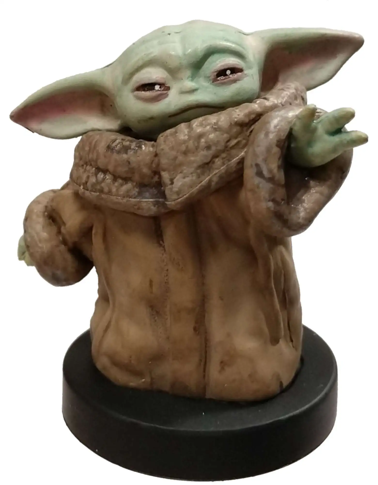 Star Wars Mandalorain Baby Yoda in Space Cradle Loose Figure Statue 
