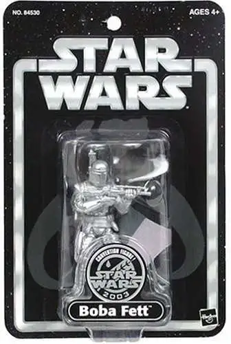 Star Wars Exclusives Boba Fett Exclusive Action Figure [Silver, Damaged Package]