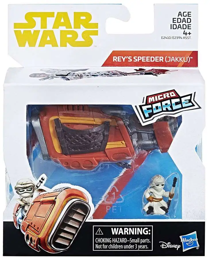 Star Wars Micro Force Vehicles Wave 1 Luke With Snow Speeder Hasbro Disney for sale online 