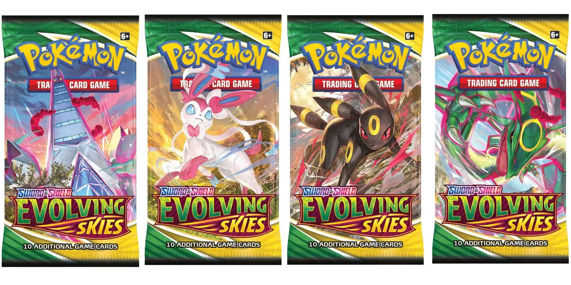 Pokemon Trading Card Game Sword Shield Evolving Skies Booster Pack 10 Cards  Pokemon USA - ToyWiz