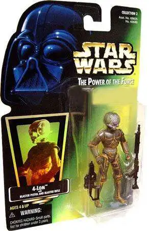 Star Wars The Empire Strikes Back Power of the Force POTF2 Collection 2 4-Lom Action Figure [Hologram Card, Damaged Package]