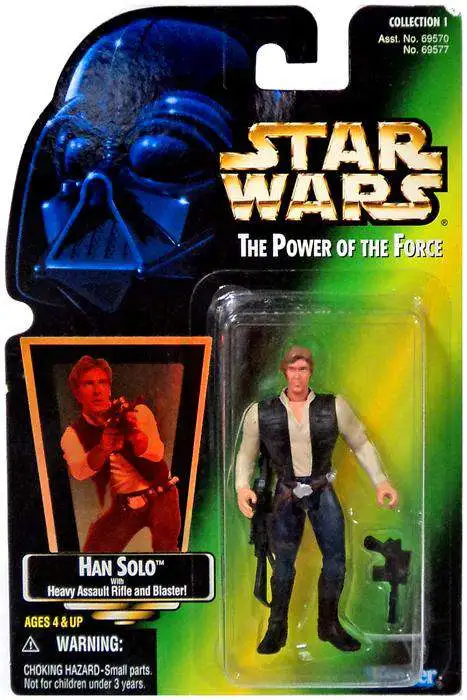 Star Wars A New Hope Power of the Force POTF2 Collection 1 Han Solo Action Figure