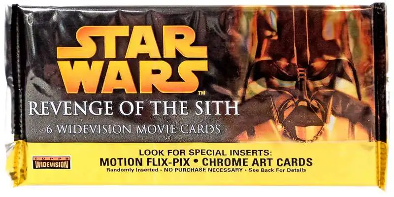 Topps Star Wars Revenge of the Sith ROTS 3D 3-D Widevision 44 Card Box Set 