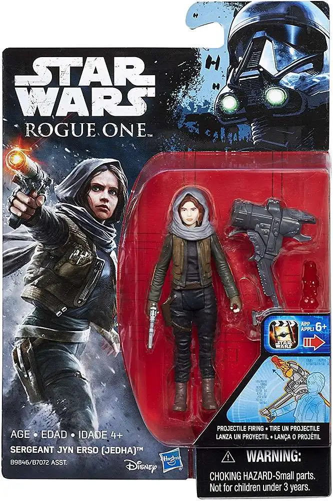 3 3/4 Inch Action Figure Jedha Star Wars Force Link Jyn Erso 