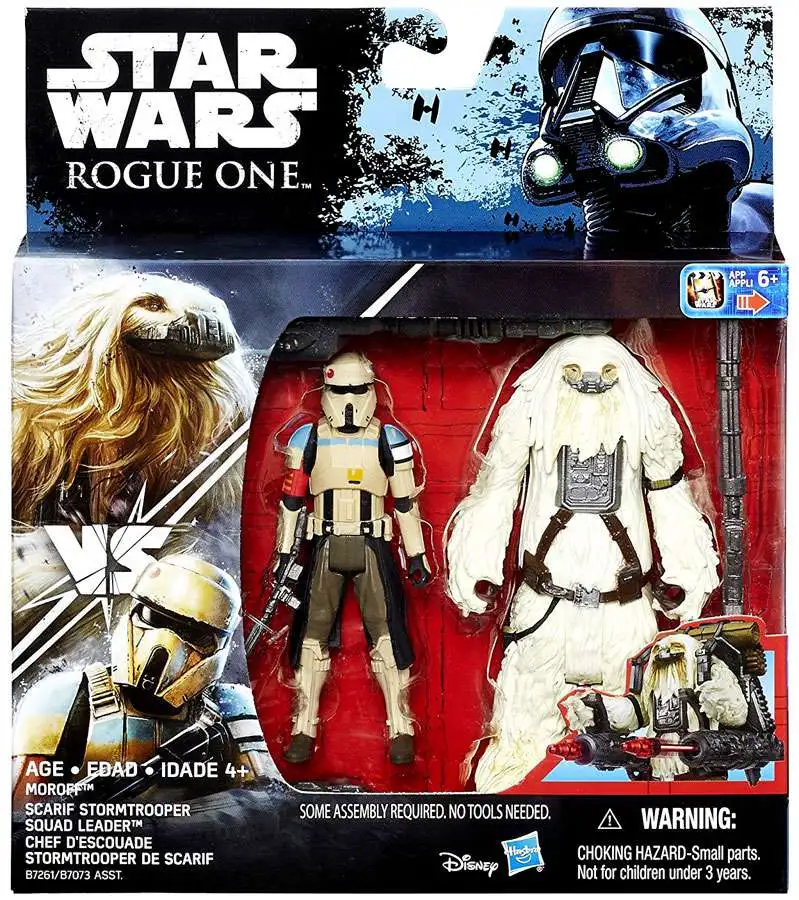 Hasbro Star Wars B7261 Moroff vs Scarif Stormtrooper Squad Leader Rogue One 
