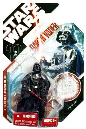 Star Wars A New Hope 2007 30th Anniversary Wave 3 Darth Vader Action Figure  #16 [Obi-Wan Duel]