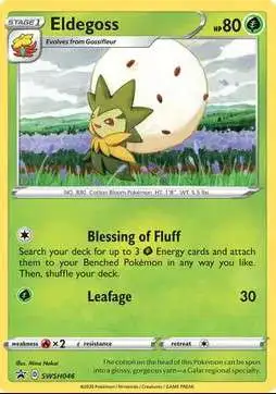 Pokemon Trading Card Game Sword & Shield Base Set Promo Eldegoss SWSH046 [Cosmos Holo]