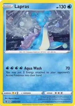 Pokemon Trading Card Game Sword & Shield Base Set Rare Lapras SWSH051 [Cosmos Holo]