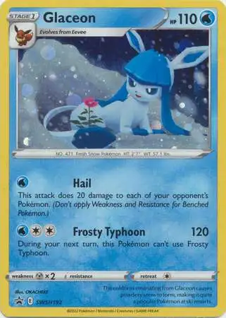 Pokemon Trading Card Game sword Promo Glaceon SWSH192 [Holo]