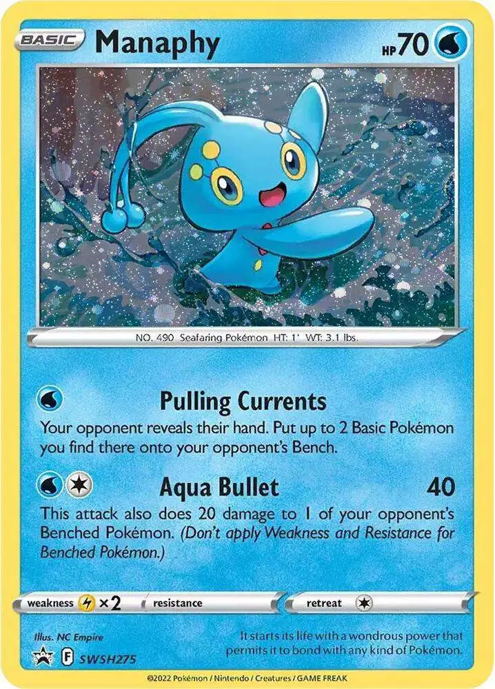 Pokemon Trading Card Game Sword & Shield Promo Manaphy SWSH275