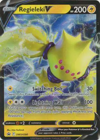 Pokemon Trading Card Game Sword & Shield Promo Regieleki V SWSH280