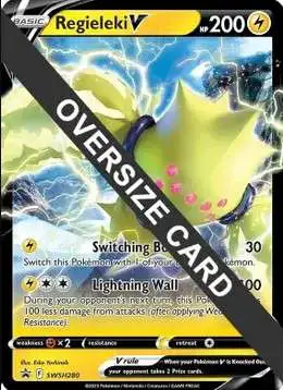 Pokemon Trading Card Game Sword & Shield Silver Tempest Ultra Rare Regieleki V SWSH280 [Oversized]