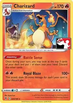 Pokemon Trading Card Game Sword Shield Single Card Rare Charizard 25 Prize Pack Series 1 - ToyWiz Pokemon Trading Card Game Sword Shield Single Card Rare Charizard 25 Prize Pack Series 1 - ToyWiz